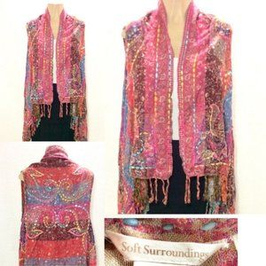 Soft Surroundings sleeveless topper